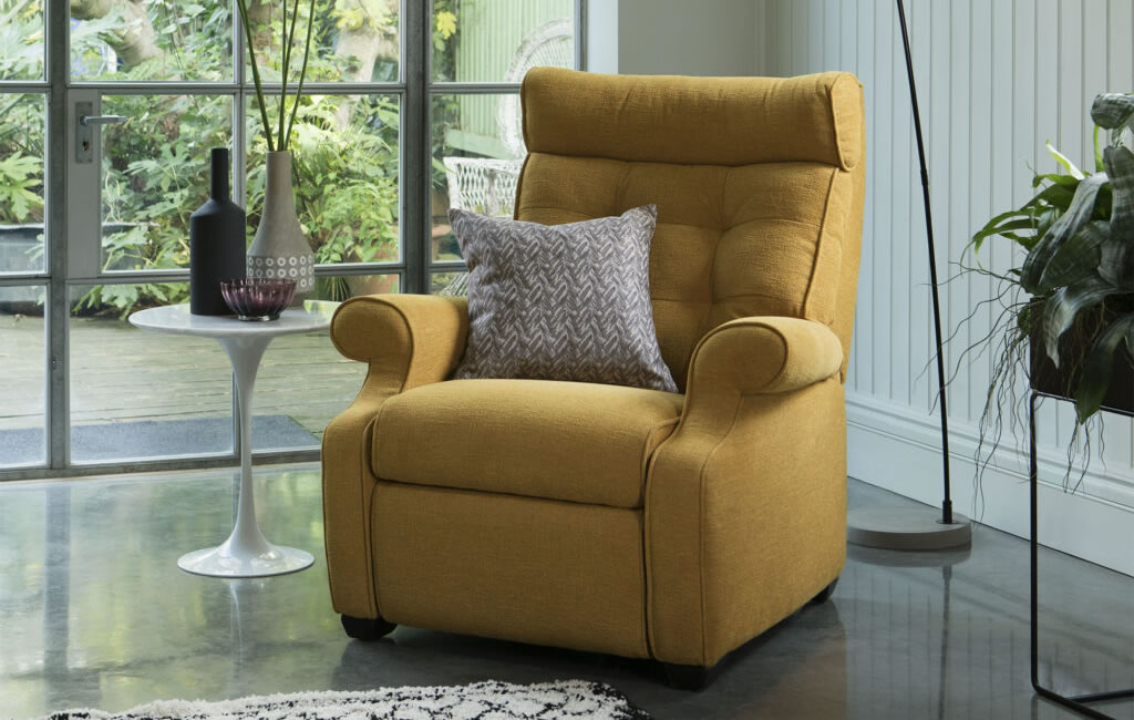 Parker Knoll Norton Chair Mustard Roomset